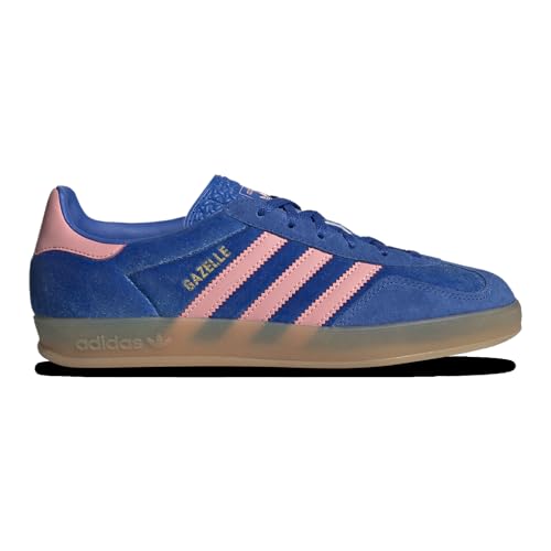 Adidas Originals Gazelle Indoor-Sneaker für Damen, Blau Semi Pink Spark, 7 von adidas