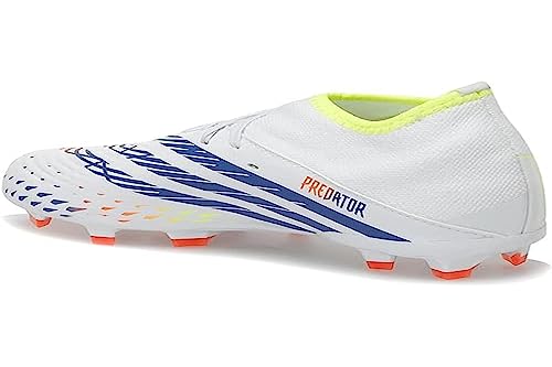 Adidas Predator Edge.3 Fg J Sneaker, FTWR White Solar Yellow Power Blue, 30 EU von adidas