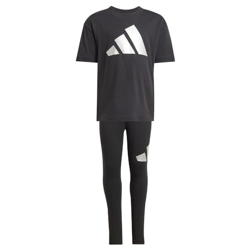 Adidas Seasonal Essentials Glam Cotton Tracksuit 6-7 Years von adidas