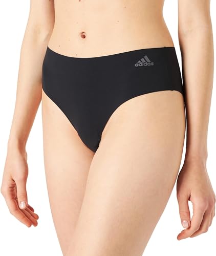 Adidas Unterhosen Damen - Brazilian Slip (Gr. XS - XXL) - bequeme Unterwäsche, Schwarz-gem., L von adidas