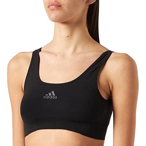 Adidas Soft BH Bustier Damen bequemer BH für jeden Tag (Gr. XS - XXL) - bequeme Unterwäsche, Schwarz, M von adidas