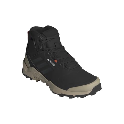Adidas Terrex AX4 Mid Beta Wanderschuhe Boots Schuhe (black/beige, EU Schuhgrößensystem, Erwachsene, Numerisch, M, 44) von adidas