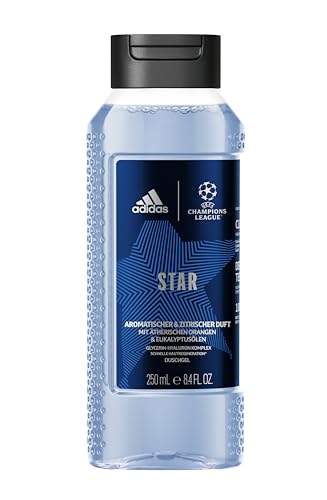 Adidas UEFA Star Edition, Duschgel für Herren, vegane Formel, 250 ml von adidas