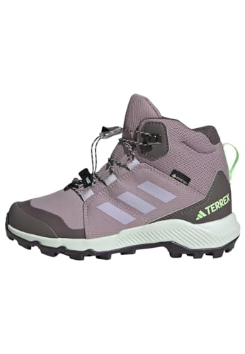 Adidas Unisex Kinder Terrex Mid GTX Sneaker, Fig Silver Dawn Green Spark, 5 UK Child von adidas