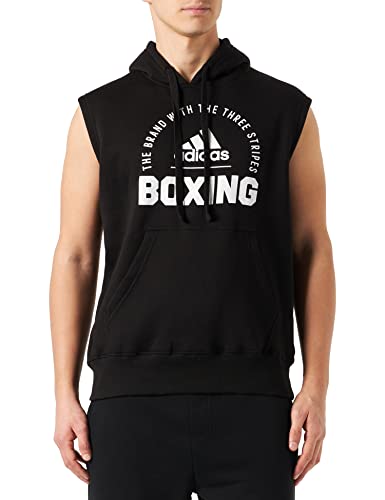 Adidas Unisex Community 21 Sleeveless Hoody Boxing Sweatshirt, Blackwhite, S von adidas