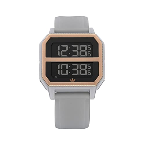 Adidas Unisex Digital Spezielles Modul Uhr mit Silikon Armband Z16-3272-00 von adidas