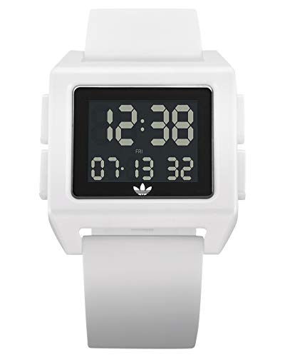 Adidas Unisex – Erwachsene Digital Quarz Uhr mit Kunststoff Armband Z15-100-00 von adidas