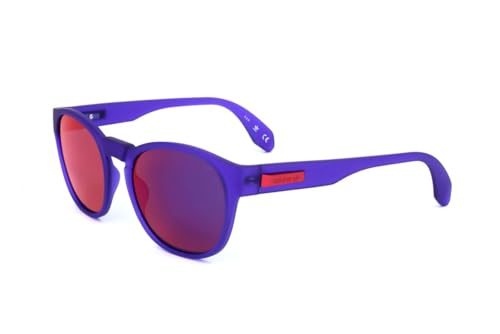 Adidas Unisex-Erwachsene OR0014 Sonnenbrille, Matte Violet/blu Mirror, 54 von adidas