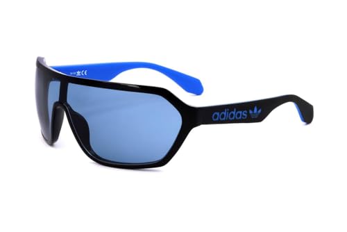Adidas Unisex-Erwachsene OR0022 Sonnenbrille, Shiny Black/blu Mirror, 00 von adidas