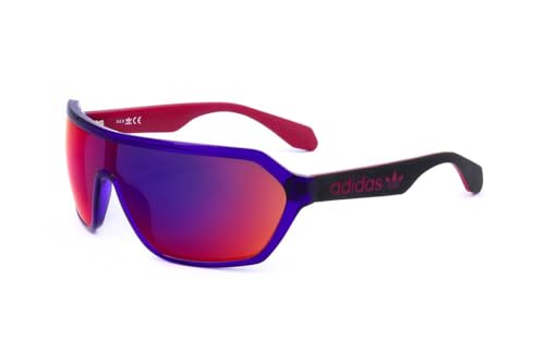Adidas Unisex-Erwachsene OR0022 Sonnenbrille, Shiny Violet/Bordeaux Mirror, 00 von adidas