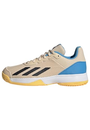 Adidas Unisex Kinder Courtflash Tennis Shoes, Crystal Sand/Core Black/Blue Burst, 28 EU Adidas Unisex Kinder Courtflash Tennis Shoes, Crystal Sand/Core Black/Blue Burst, 28 EU von adidas