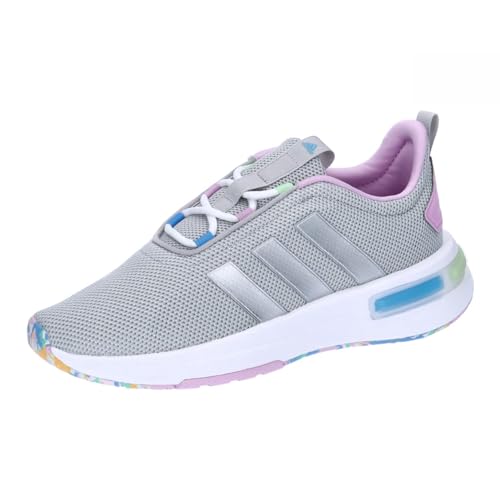 Adidas Unisex Kinder Racer TR23 Shoes Kids, Grey/Silver met/Bliss Lilac, 35 1/2 EU von adidas
