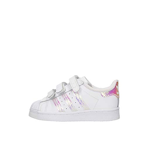 Adidas Unisex Kinder Superstar Cf I Sneaker, Weiß (Ftwr White/Ftwr White), 27 EU von adidas