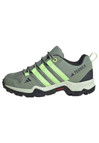Adidas Unisex Kinder Terrex AX2R Hiking Shoes, Silver Green/Green/Crystal Jade, 36 2/3 EU von adidas