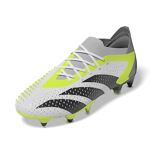 Adidas Unisex Predator Accuracy.1 L Sg Football Shoes (Soft Ground), FTWR White/Core Black/Lucid Lemon, 41 1/3 EU von adidas