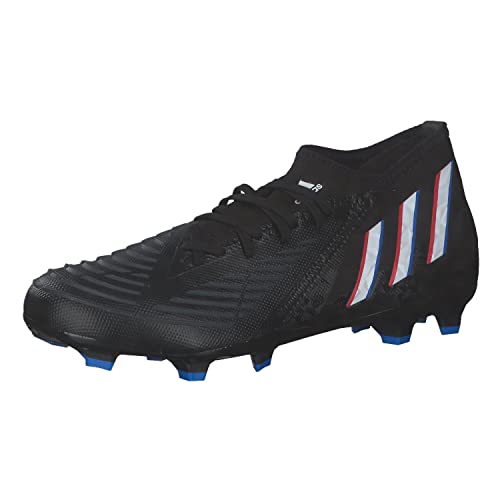 Adidas Unisex Predator Edge.2 FG Sneaker, core Black/FTWR White/Vivid red, 43 1/3 EU von adidas