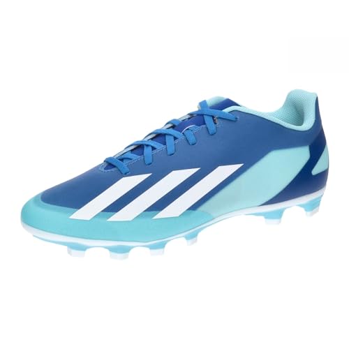 Adidas Unisex X Crazyfast.4 Fxg Football Shoes (Firm Ground), Bright Royal/FTWR White/Solar Red, 47 1/3 EU von adidas