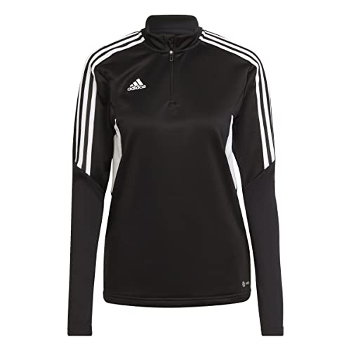 Adidas Women's CON22 TR TOP W Sweatshirt, Black/White, XL von adidas