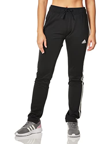 Adidas Women's Standard Warm-Up Tricot Regular 3-Stripes Track Pants, Black, Large von adidas