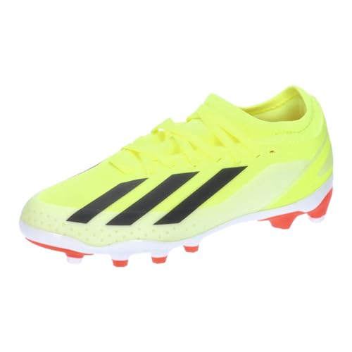 adidas Fußball - Schuhe Kinder - Nocken X Crazyfast League MG Solar Energy Kids gelbschwarzweiss 34 von adidas