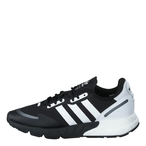 adidas Herren ZX 1K Boost Sneaker, Core Black Cloud White Black Silver Metallic, 40 2/3 EU von adidas