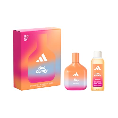 Das adidas Vibes-Set enthält das Eau de Parfum Get Comfy und das Duschgel von adidas
