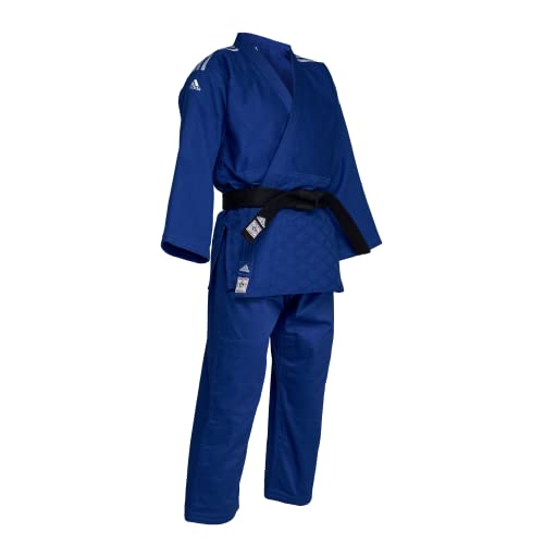 Judoanzug Adidas J730 IJF Champion II Slim Fit., blau, CM 160 von adidas
