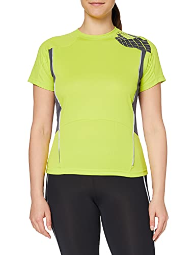 Spiro Damen Training Oberteil R176F,Gelb (Lime/Grey 555), X-Small (Herstellergröße: XS) von adidas