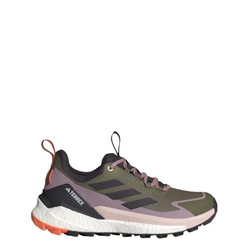 Terrex Free Hiker 2.0 Low Gore-Tex Wanderschuhe, Olive Strata Aurora Black Amber Tint, 40 2/3 EU von adidas