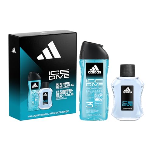adidas, Geschenkset Ice Dive mit Eau de Toilette 100 ml und Duschgel 250 ml von adidas