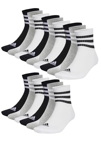adidas 15 Paar C Sportswear MID 15p Mid Cut Socken Unisex Sportsocken, Farbe:Multi, Socken & Strümpfe:43-45 adidas 15 Paar C Sportswear MID 15p Mid Cut Socken Unisex Sportsocken, Farbe:Multi, Socken & Strümpfe:43-45 von adidas