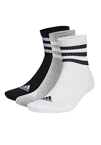 adidas 3 Paar C Sportswear MID 3p Mid Cut Socken Unisex, Farbe:Multi, Socken & Strümpfe:40-42 von adidas