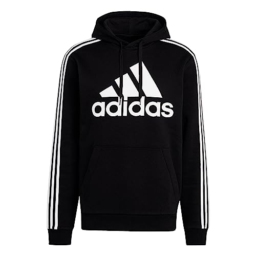 adidas 3 Stripes Sweatshirt Sweater Pullover (as3, Alpha, x_l, Regular, Regular, Black/White) von adidas