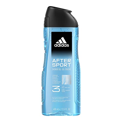 adidas 3in1 After Sport Duschgel für ihn, mit aromatisch-frischem Duft, 400 ml von adidas