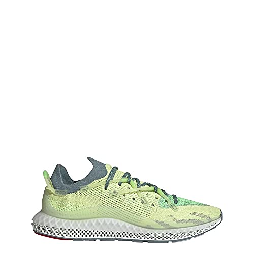 adidas 4D Fusio Semi Frozen Yellow/Hazy Emerald/Dove Grey Men's 11.5 Medium von adidas