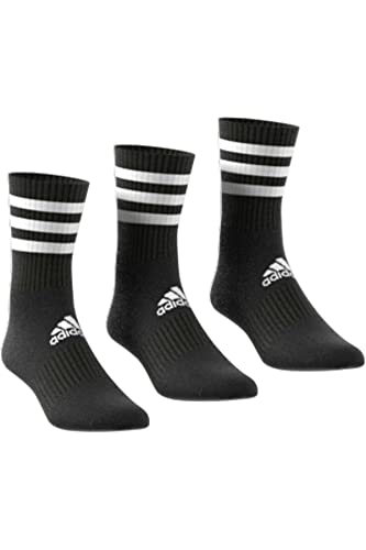adidas 6 Paar CSH CREW 6p Tennissocken Sportspocken Unisex, Farbe:Black, Socken & Strümpfe:37-39 von adidas
