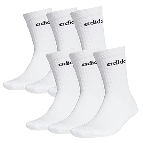 adidas 6 Paar HC CREW 3p Tennissocken Sportspocken Unisex, Farbe:Weiss, Socken & Strümpfe:37-39 von adidas