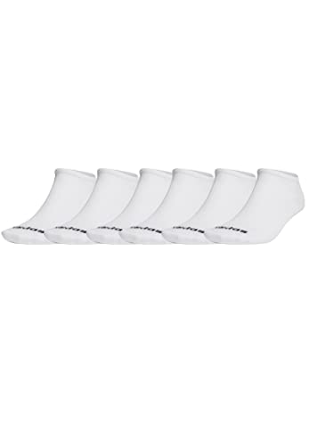 adidas 6 Paar Low Cut Sneaker Socken Unisex Kurzsocke weiss, Farbe:Weiss, Socken & Strümpfe:37-39 von adidas