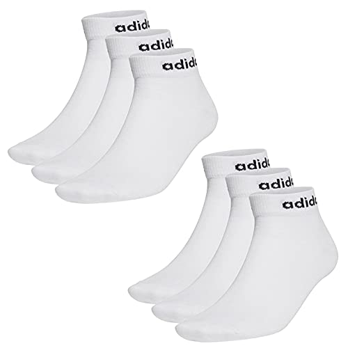 adidas NC Ankle Sneaker/Quarter Socken Unisex Kurzsocke Knöchellang 6 Paar, Farbe:Weiss, Socken & Strümpfe:40-42 von adidas