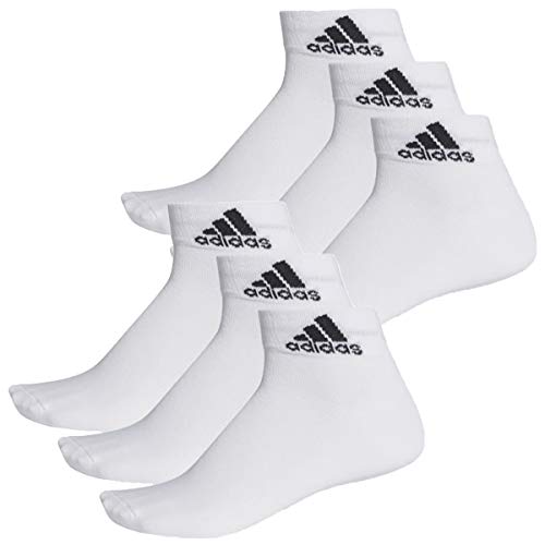 adidas 3 Paar Performance Sneaker/Quarter Socken Unisex Kurzsocke, Farbe:White, Socken & Strümpfe:43-45 von adidas