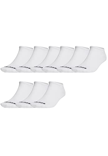 adidas 9 Paar Low Cut Sneaker Socken Unisex Kurzsocke weiss, Farbe:Weiss, Socken & Strümpfe:37-39 von adidas