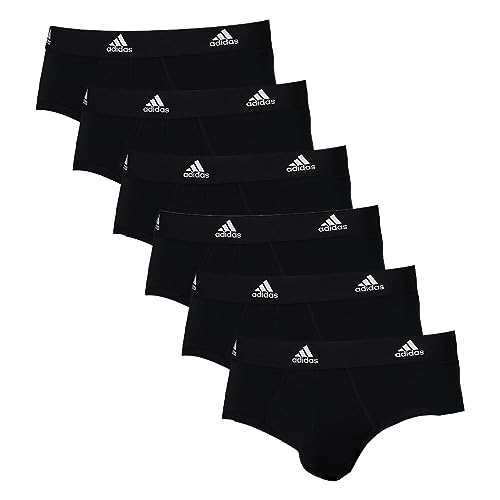 adidas - Active Flex Cotton - Slip/Unterhose - 6er Pack (L Schwarz) von adidas