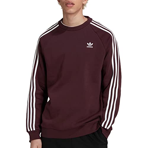 adidas Adicolor Classics 3-Stripes Crew, XL, braun, XL von adidas