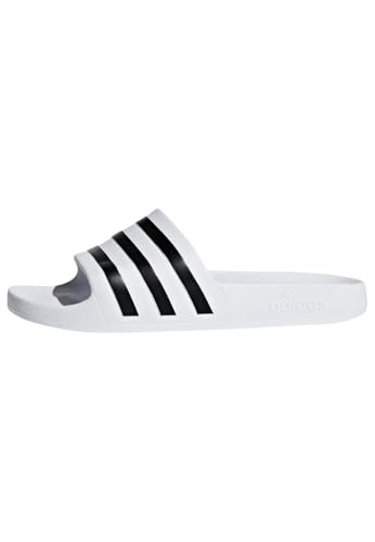adidas Unisex Adilette Aqua Slides, Cloud White / Core Black / Cloud White, 48.5 EU von adidas