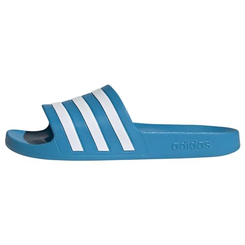 adidas Unisex Adilette Aqua Slipper, Solar Blue Ftwr White, 37 EU von adidas