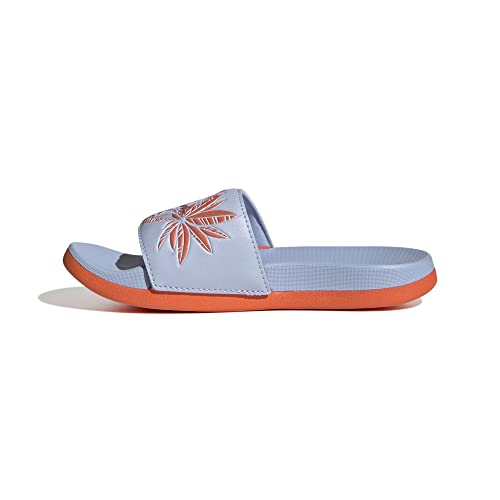 ADIDAS Adilette Comfort Moana K Slippers, Blue Dawn/semi Impact orange/Blue Dawn, 33 EU von adidas