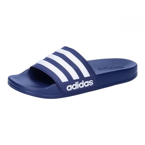 adidas Adilette Dusche Rutschen, Schattenrot, weiß, 28 EU von adidas