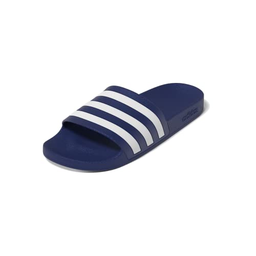 adidas Adiletten Badelatschen (40.5, Dark Blue/White) von adidas