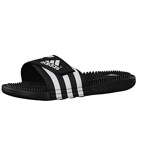 adidas Herren Addissage Slides Flip Flops Dusch-& Badeschuhe, Schwarz (Black/Black/Running White FTW), 47 1/3 EU von adidas