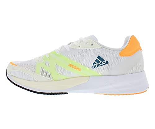 adidas Adizero Adios 6 White/Real Teal/Flash Orange 10 D (M) von adidas